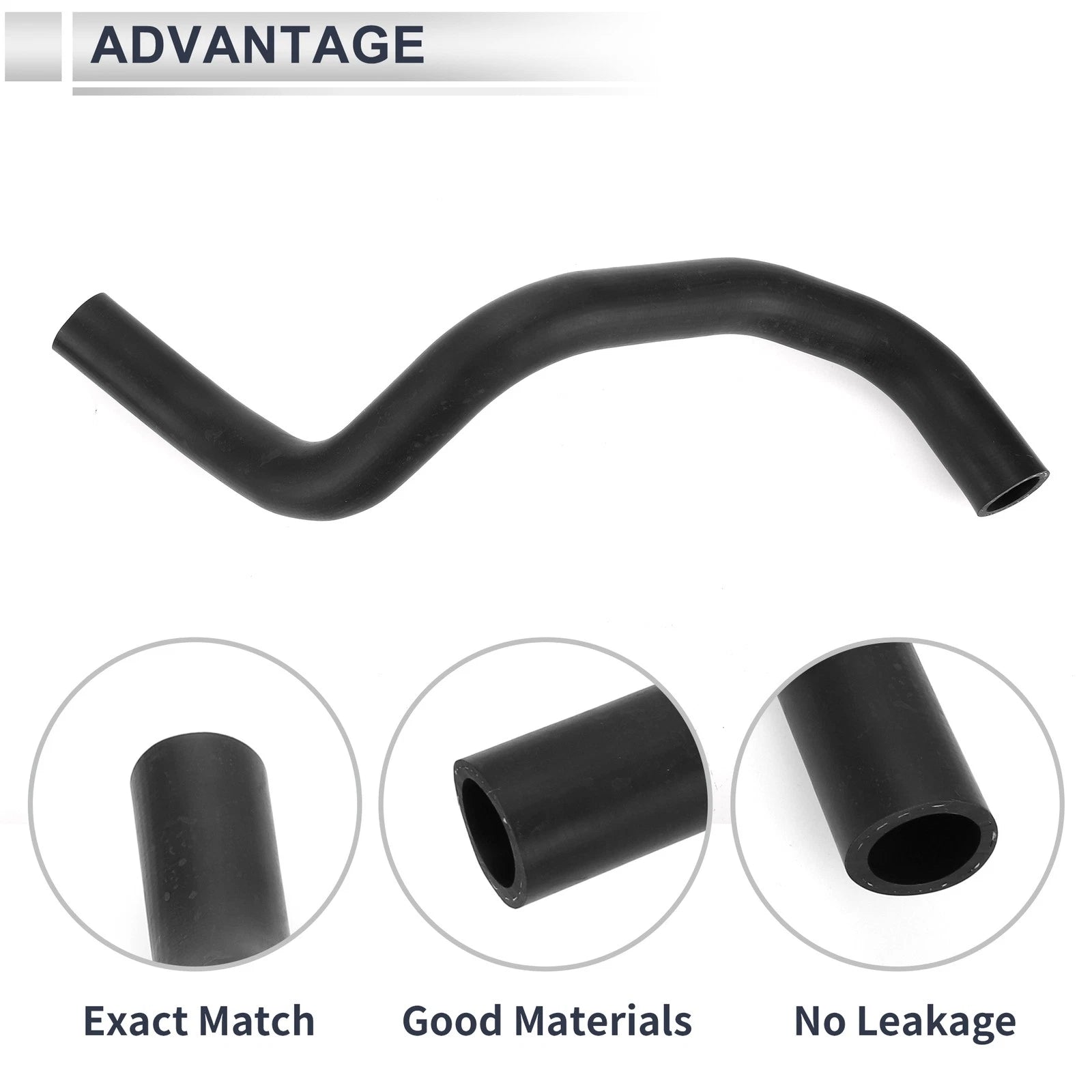 Radiator Coolant Hose for Honda Accord 2.4L (2013–2017) No. 195025A2A01 Rubber