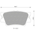 Rear Disc Brake Pad for Toyota RAV4 (2006–2013)