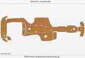 EVA Foam Teak Deck Floor Mat for Crownline 262 EX (2006)