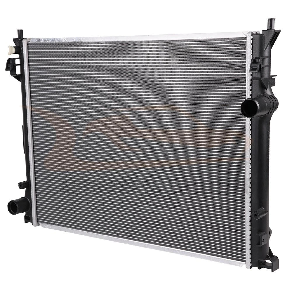 Aluminum Radiator for Dodge Challenger (2009–2019) + 4 Oil Hose Clamps