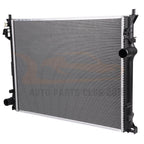 Aluminum Radiator for Dodge Challenger (2009–2019) + 4 Oil Hose Clamps
