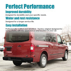 Black Steel Rear Step Bumper for Nissan NV1500 NV2500 NV3500 (2012–2021)