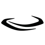 Rear Bumper Side Air Vent Trim for Mazda MX-5 Miata (2016-2025) Glossy Black