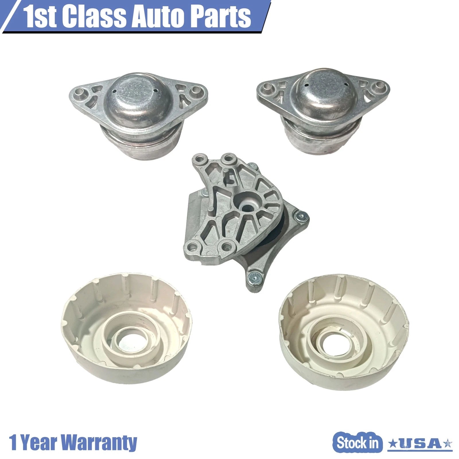 3X Hydraulic Engine Motor Transmission Mounts for Mercedes (2008–2017)