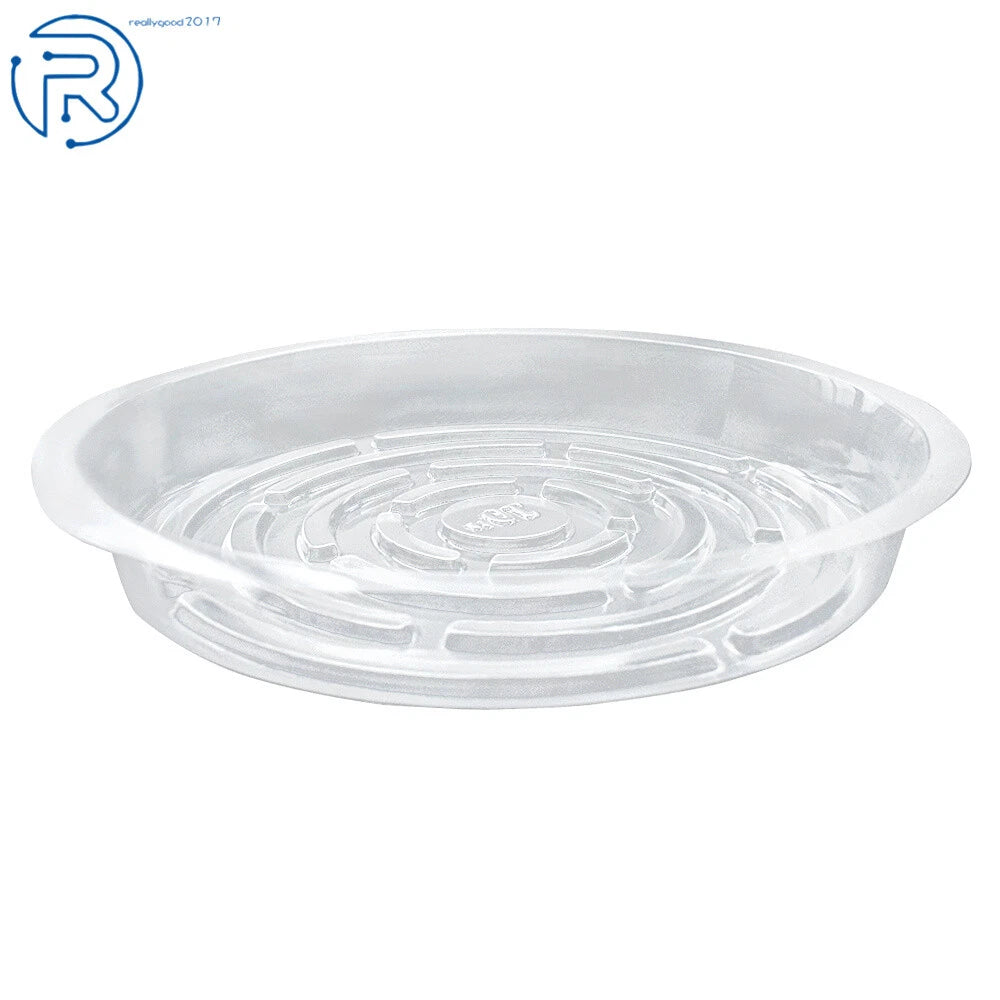 Set of 10 Round Plastic Drip Trays for Plant Pots (No Year Specified)