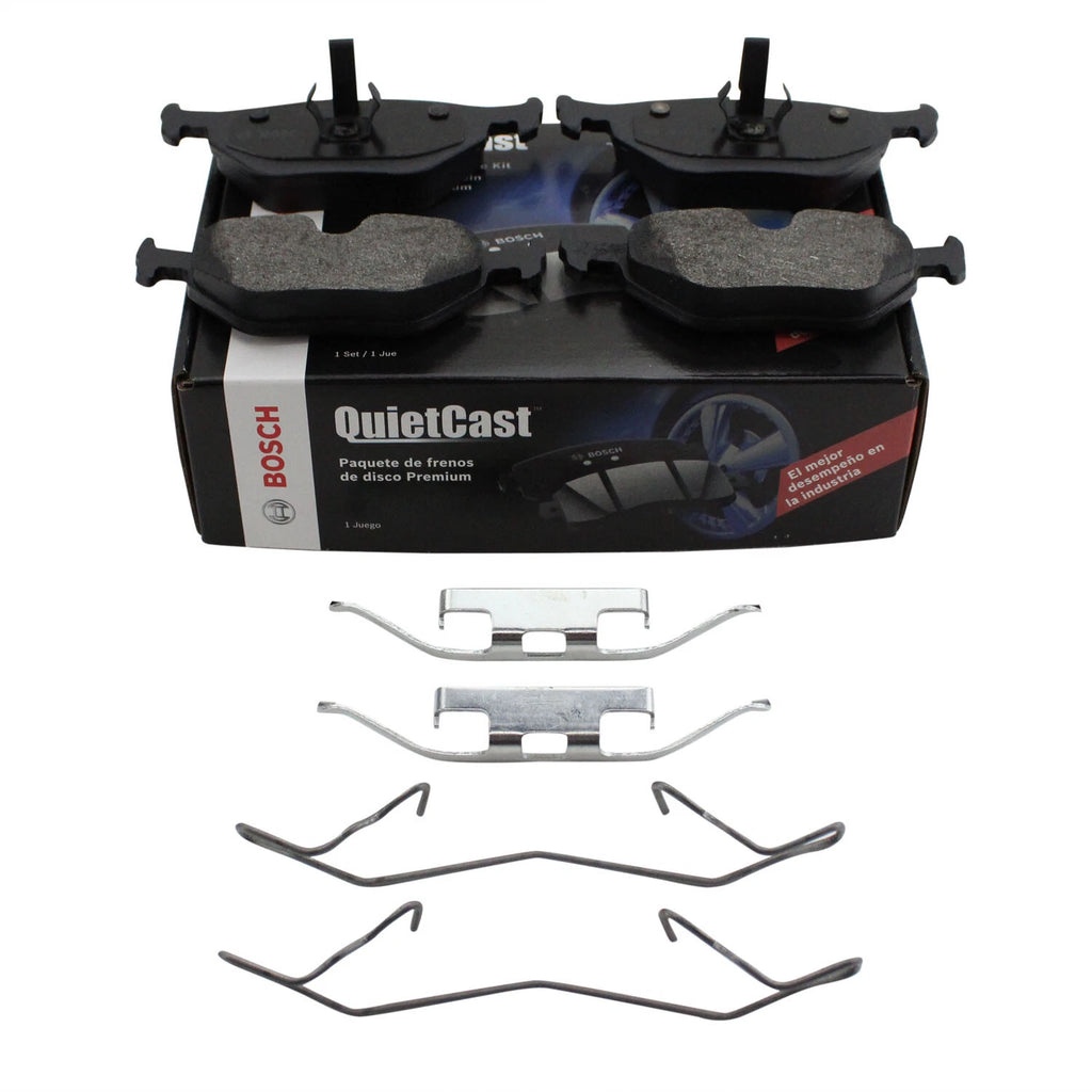 Set of 4 Bosch QuietCast Rear Ceramic Brake Pads for BMW E36 E46 Saab 9-5 (1992–2006)