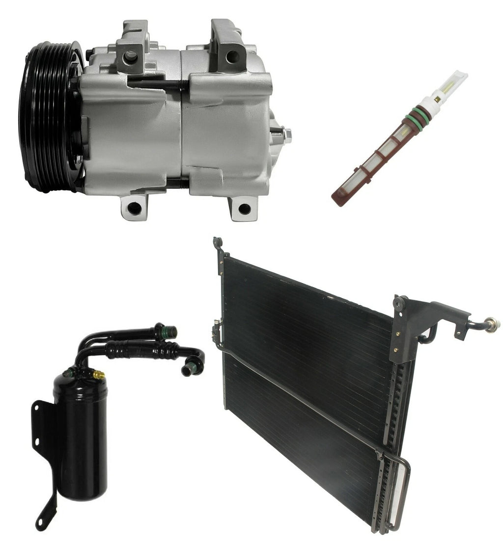 AC Compressor Kit With Condenser for Ford E-250 Econoline (1996–1996)