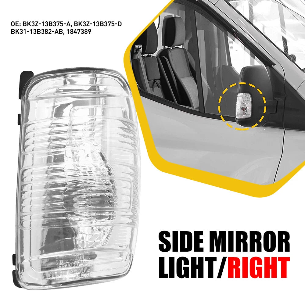 Side Mirror Turn Signal Light for Ford Transit (2015–2021) Passenger Side