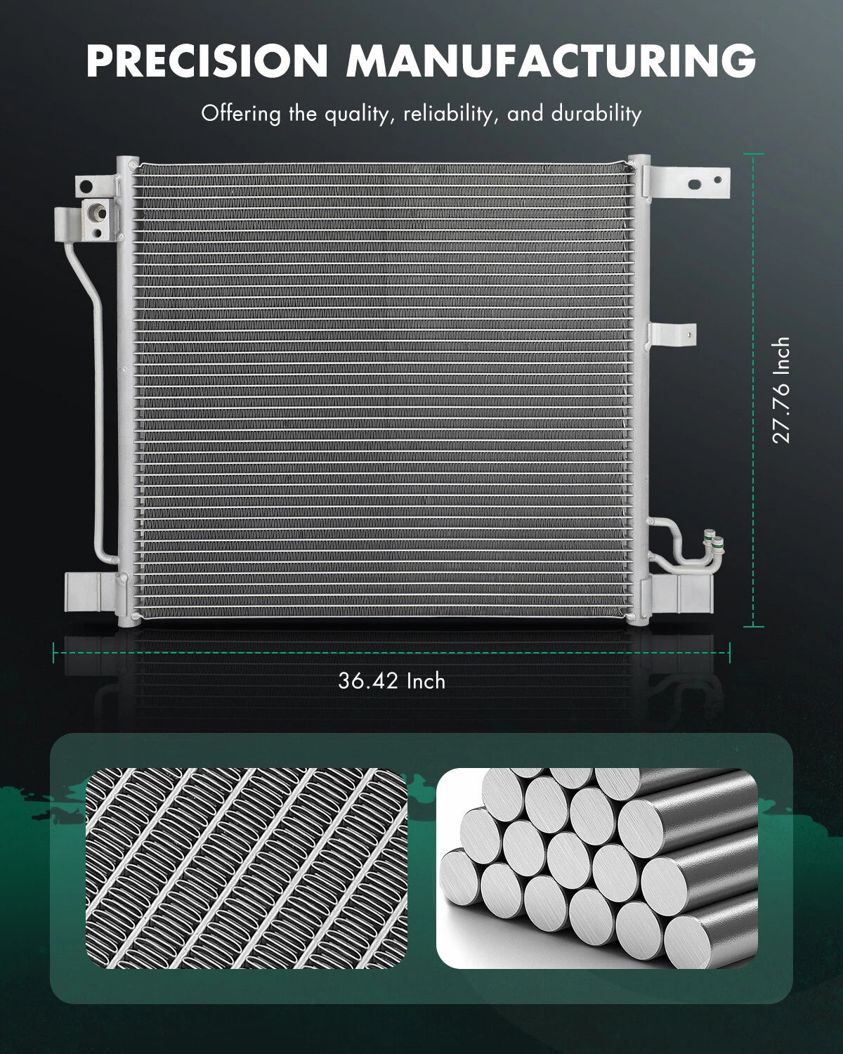 Aluminum AC Condenser for Nissan Juke (2011–2017)
