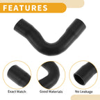 Radiator Hose for BMW 5er E39 523i 528i (1995–2000) No. 11531740474 Rubber Black