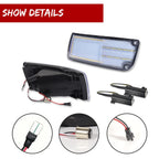 2Pcs Clear Lens DRL Turn Signal with Amber LED Lights for Nissan 300ZX (90–96)