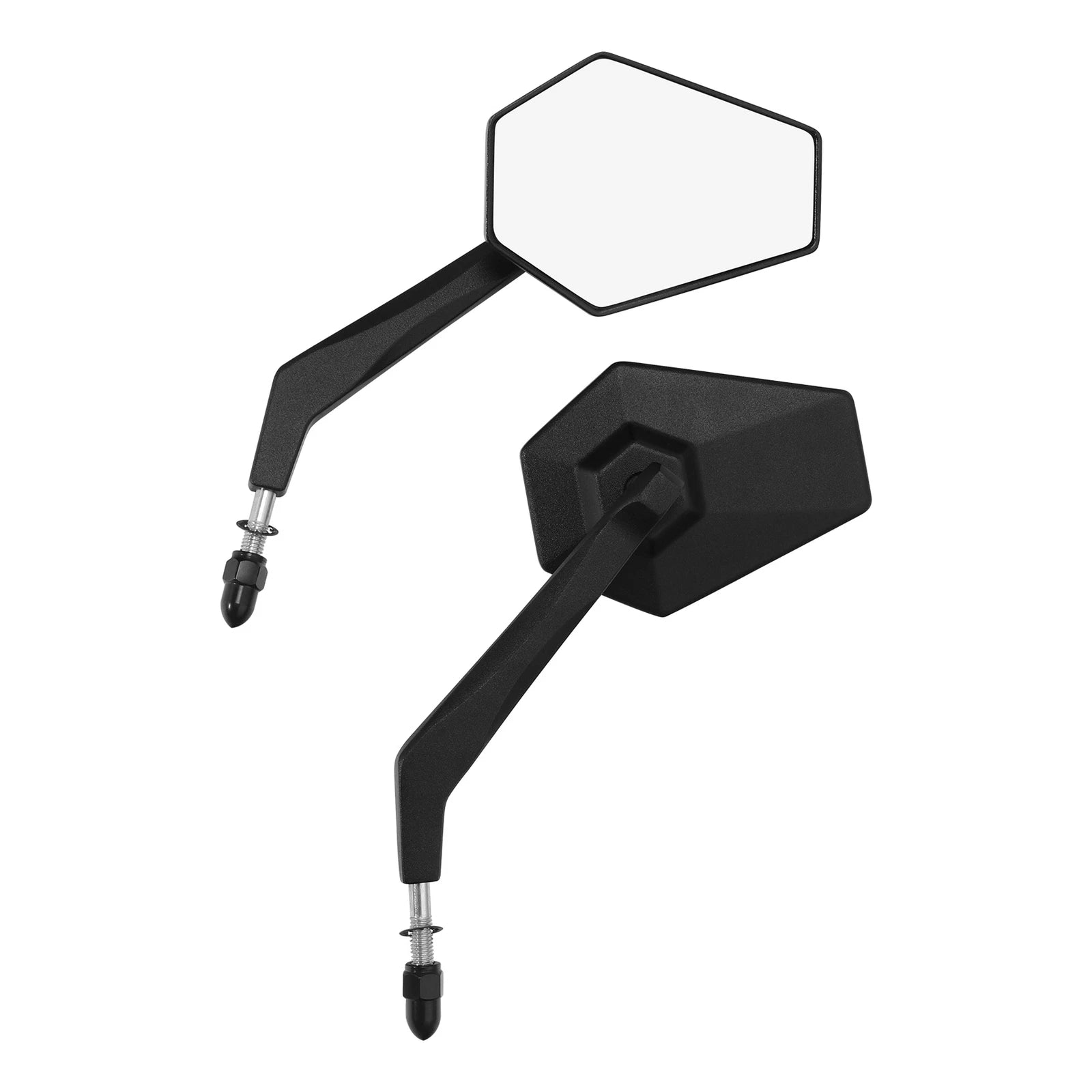 Black Rearview Mirrors for Harley Electra Road Glide Sportster Softail (1982–2025)