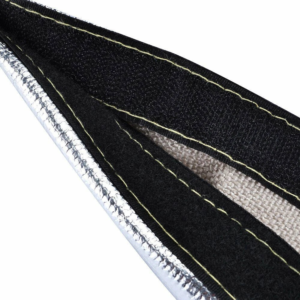 Heat Shield Sleeve Insulated Protection for Braided Fuel Hoses (3FT)