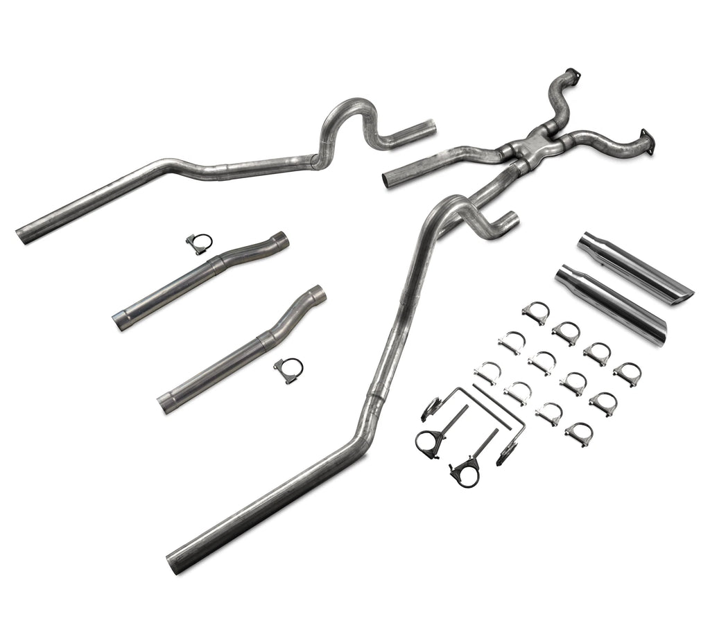 2.5" Dual Exhaust Straight Pipes for Ford Crown Victoria P71 (2004–2011)