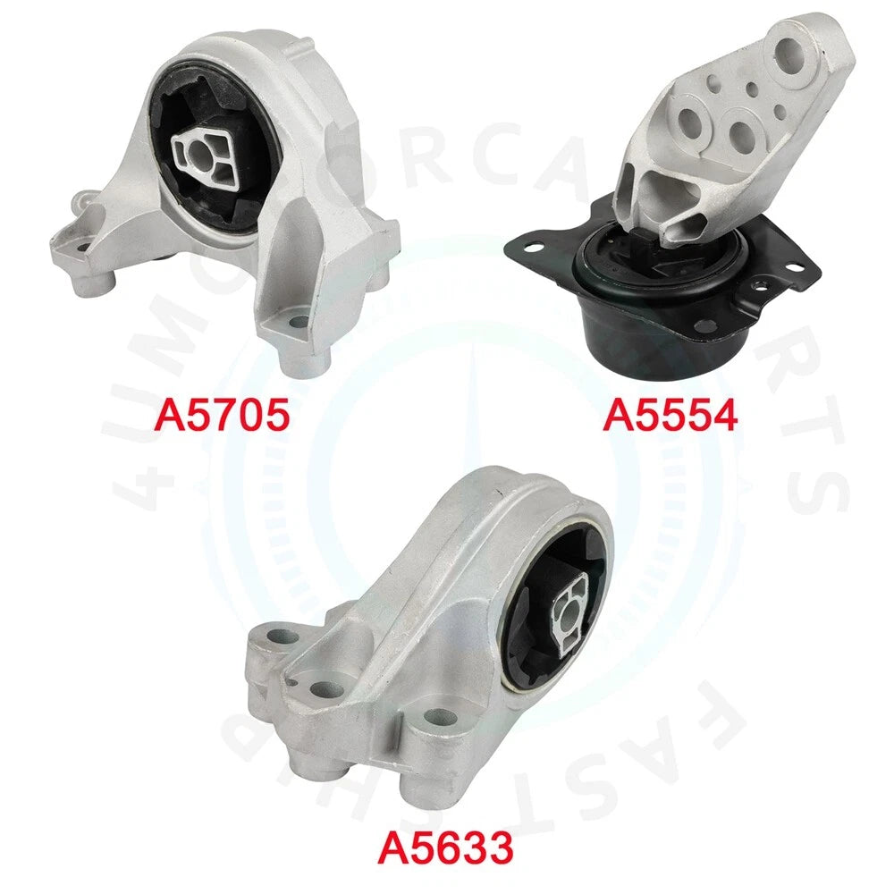 Engine Motor Mount for Chevy Equinox V6 3.6L (2013–2017) Rubber