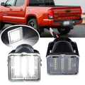 Full LED Black License Plate Lights for Toyota Tacoma Tundra (2016–2021)