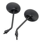 Pair Black Rearview Mirrors M8x1.25 for Simson S50 S51 S53 SR50 KR51 TP