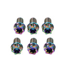 6pcs Titanium M10x20mm Torx Head Flange Screws for Motorcycle Bike