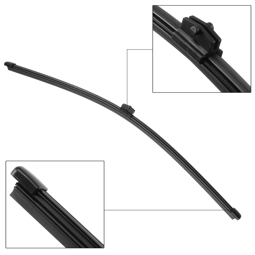 1 Pcs 400mm Rear Windshield Wiper Blade for Audi 
