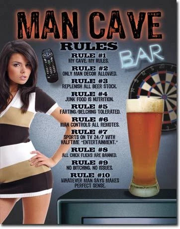 Parking Garage Tin Sign for Man Cave (1713)