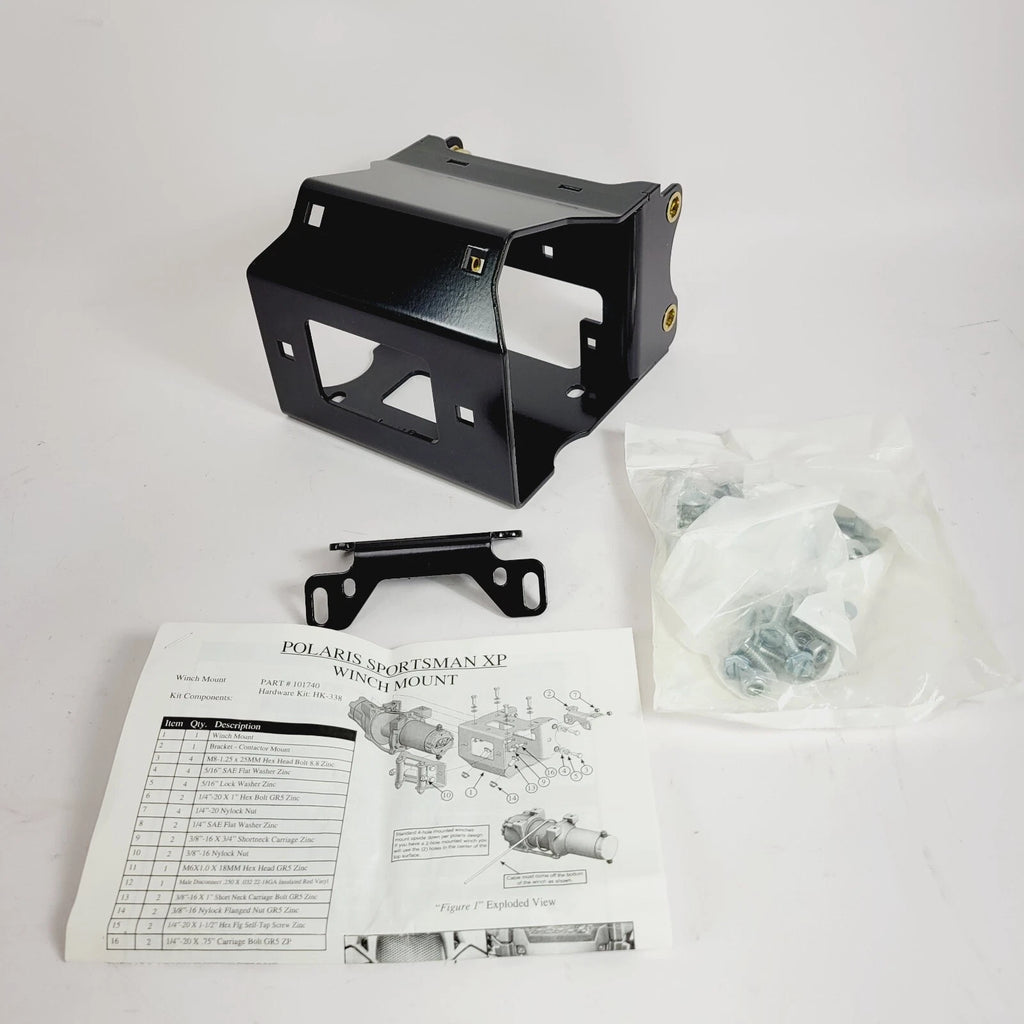 KFI Winch Mount 101740 for Polaris ATV Scrambler Sportsman (400–850)