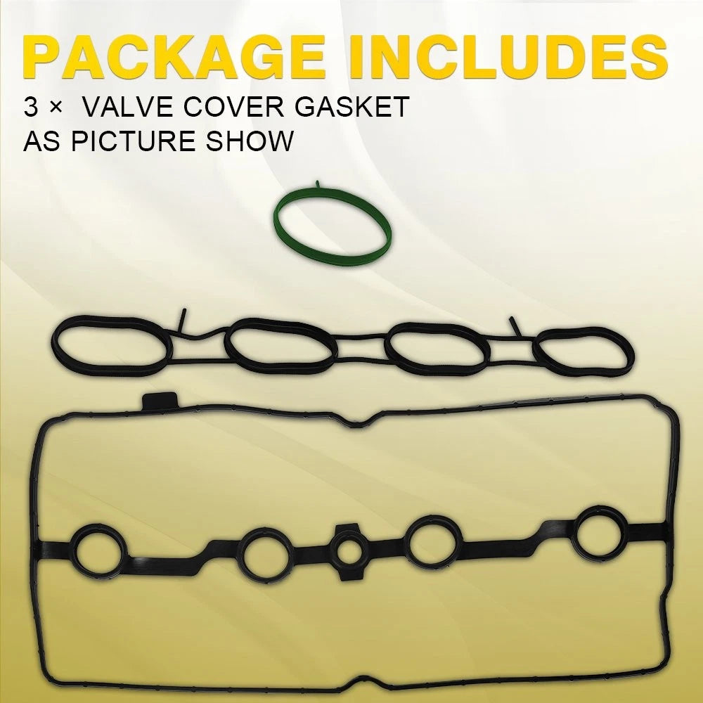 3X Valve Cover Gaskets for Nissan NV200 (2013–2017)