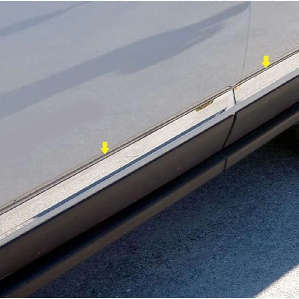 Luxury Side Molding Insert Chrome 1 Inch 4pc Kit for Jeep Compass (2011–2016)