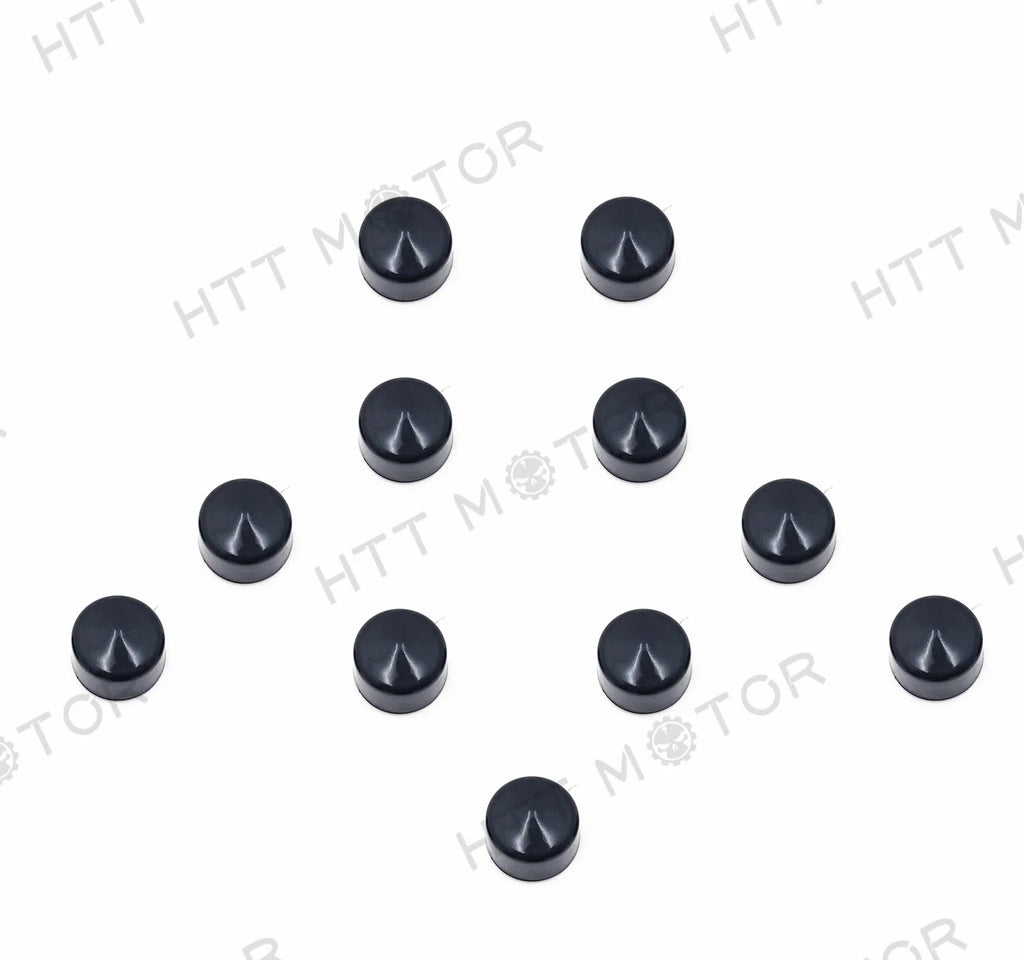 11 Piece Black Cap Dress Kit for Harley Touring Models (1999–2006)
