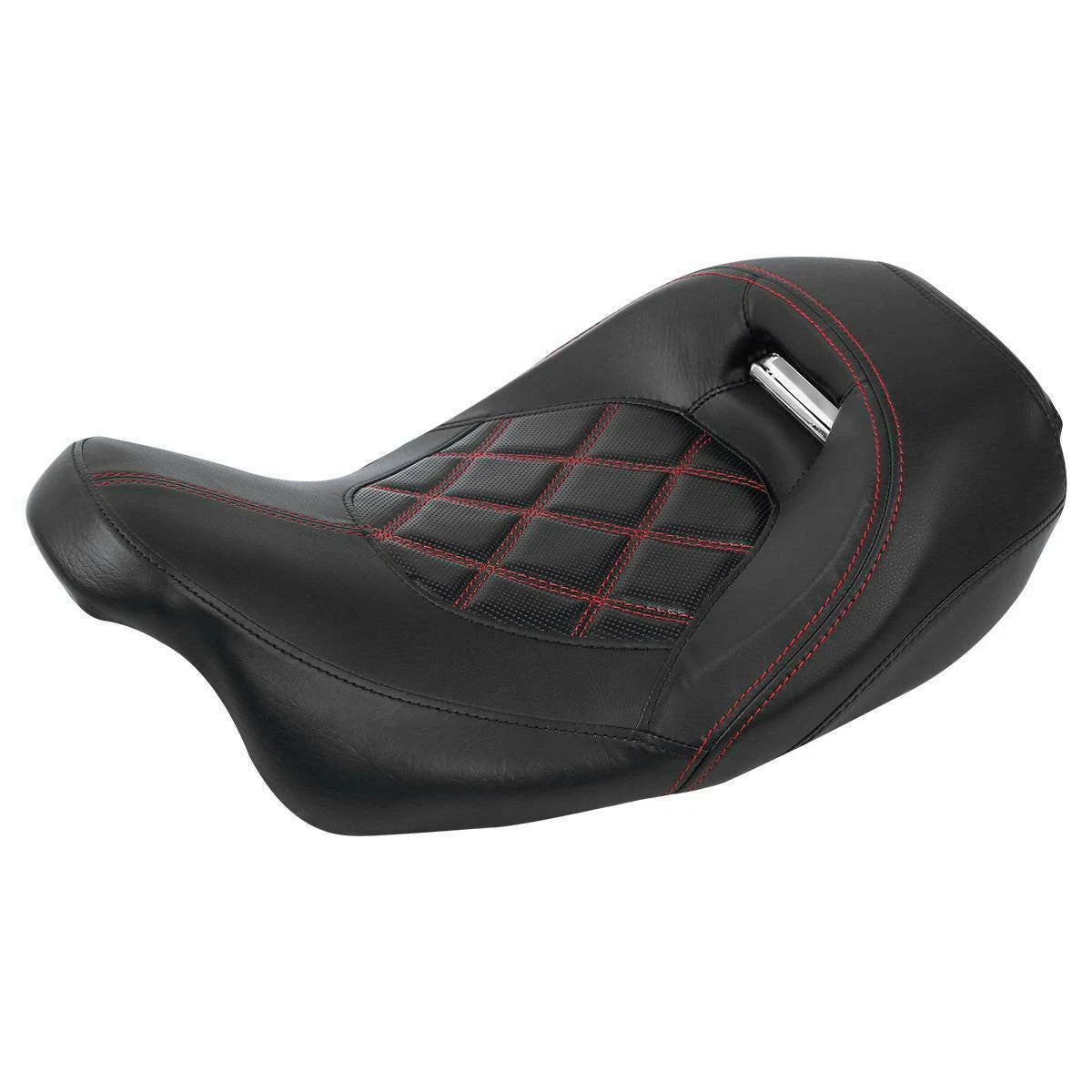 Driver Passenger Seat for Harley Electra Street Glide (2009–2023) Red Stitching