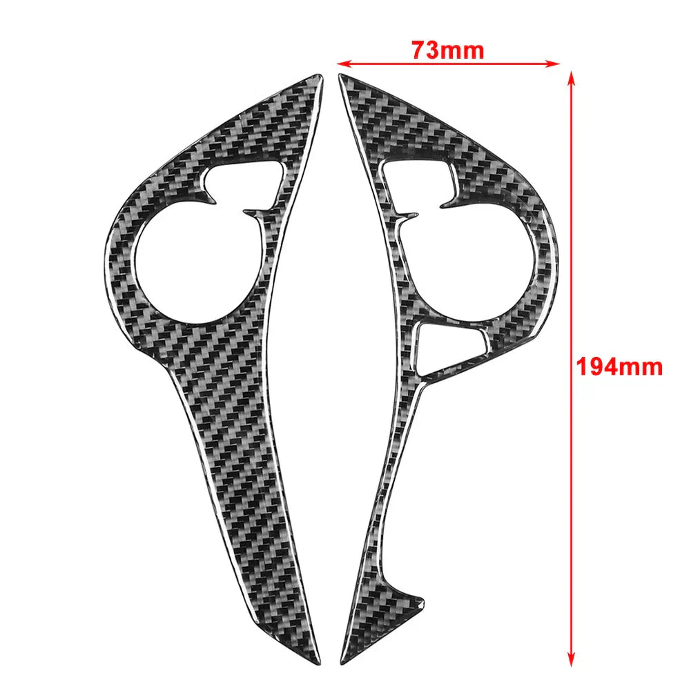 Carbon Fiber Inner Steering Wheel Button Cover for Honda Accord (2013-2017)