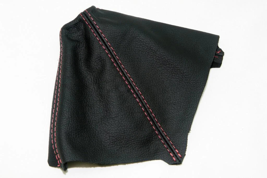 Manual Boot Leather Synthetic for Dodge Challenger (2008–2014) Red Stitch