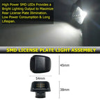 LED License Plate Lights for Nissan Titan, Xterra, Armada, Frontier (2007-2019)