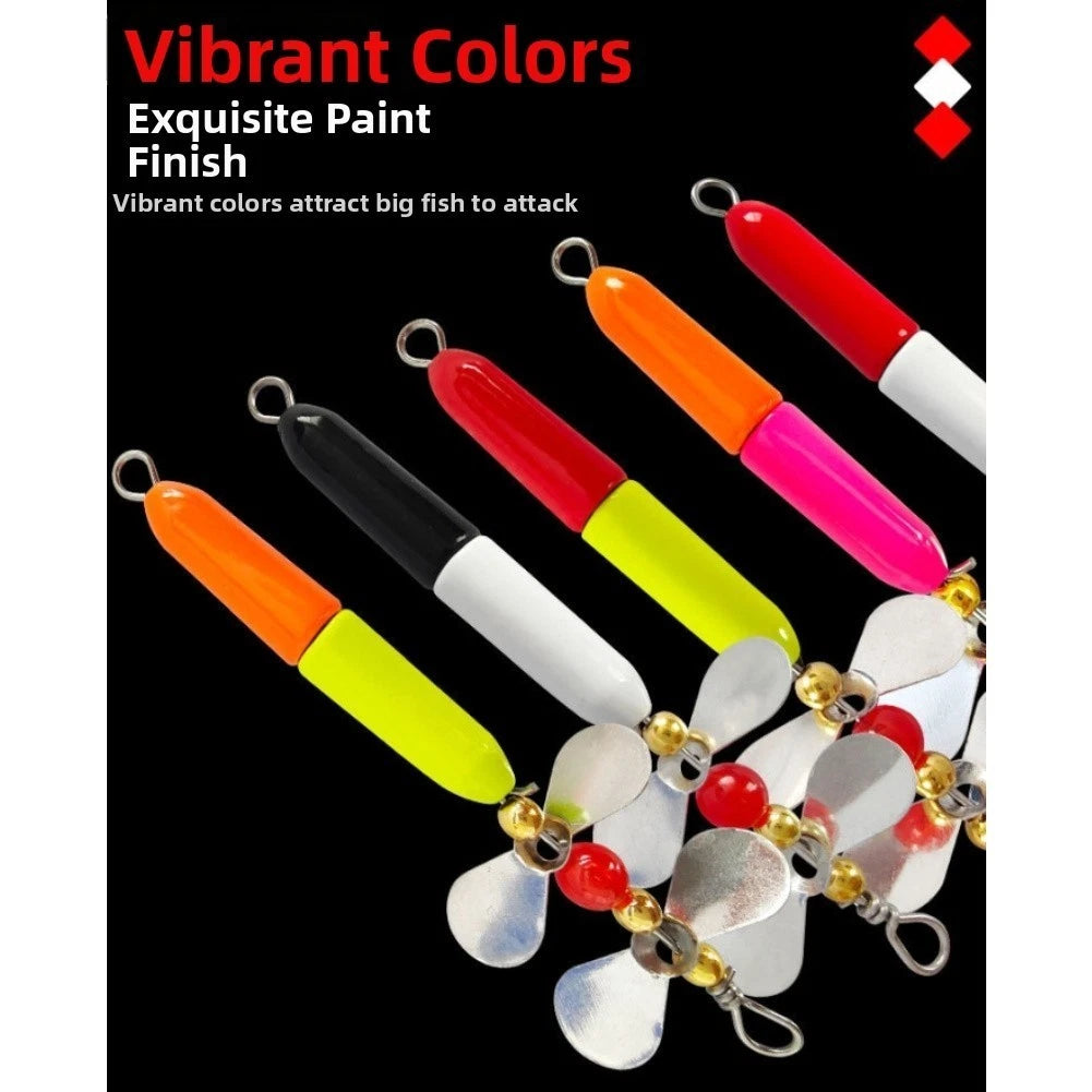 Fishing Lure Mine Shape 6cm/8.1cm/8.3cm with Rotating Vanes