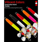 Fishing Lure Mine Shape 6cm/8.1cm/8.3cm with Rotating Vanes