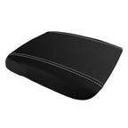 Leather Console Armrest Cover for Cadillac Escalade (2002–2006) White Stitch