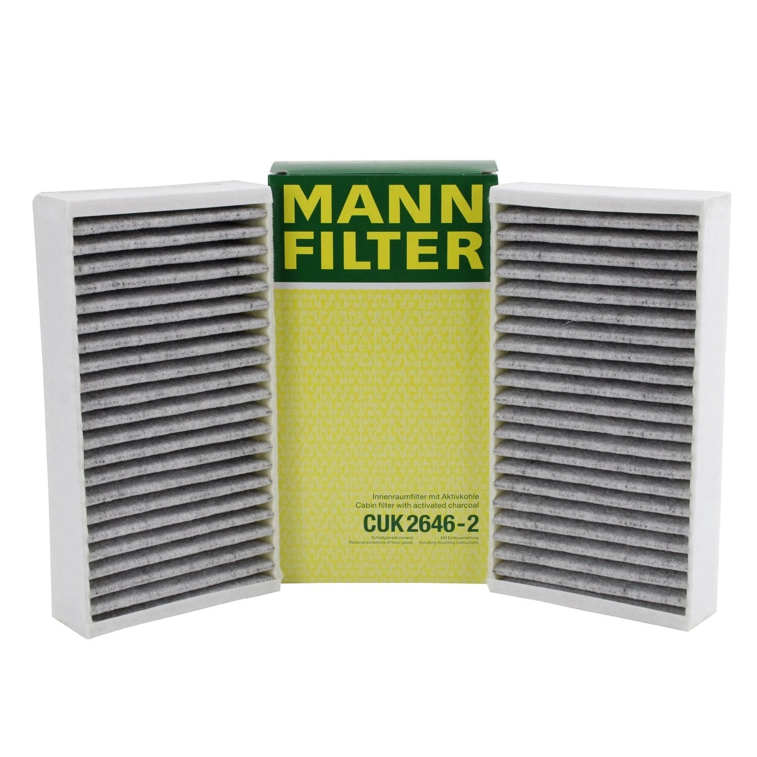 Set of 2 Cabin Air Filters for Mercedes W164 X164 W251 GL320 GL350 GL450
