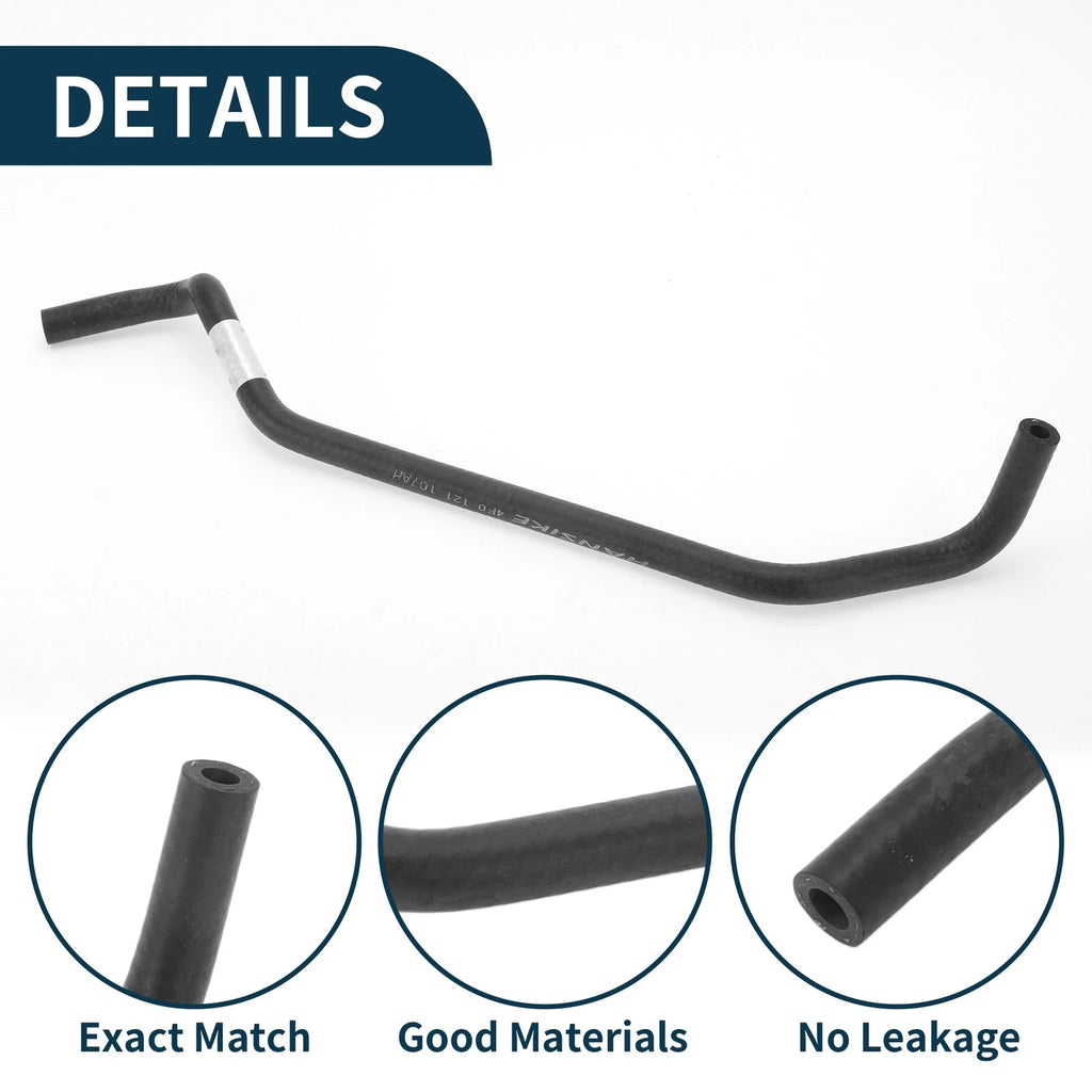 Radiator Hose Coolant Pipe for Audi A6 C6 2007 (4F0121107AH) Rubber 1 Pc