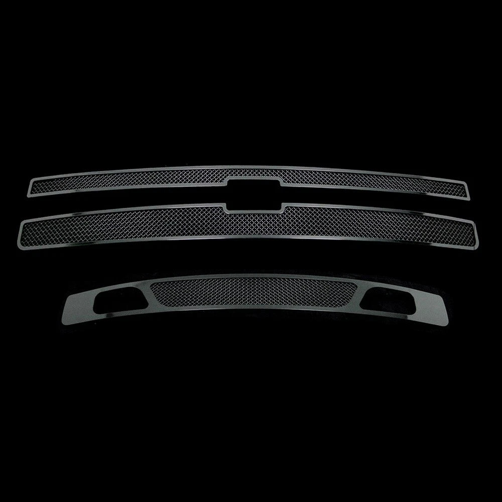 Black Mesh Grille Insert for Chevy Silverado 1500 (2007-2013)
