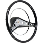 15 Inch Retro Steering Wheel with Horn Button Replacement for 1958 Chevy Impala