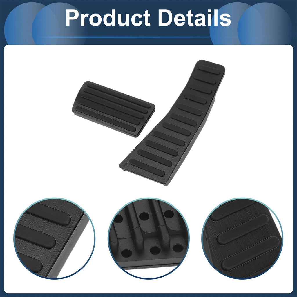 2X Foot Accelerator Pedal Covers for Honda Civic (2006–2009) Black