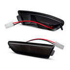 Black LED Wing Side Mirror Blinker Turn Signal Lights for Chrysler 300 (2011–2023)