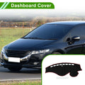 Dashboard Cover Mat for Honda Odyssey (2009–2014) Sun Protector Black Red
