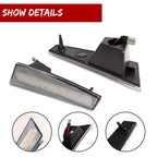 Clear Lens Amber LED Side Marker Lights for Jeep Liberty (2008–2012)