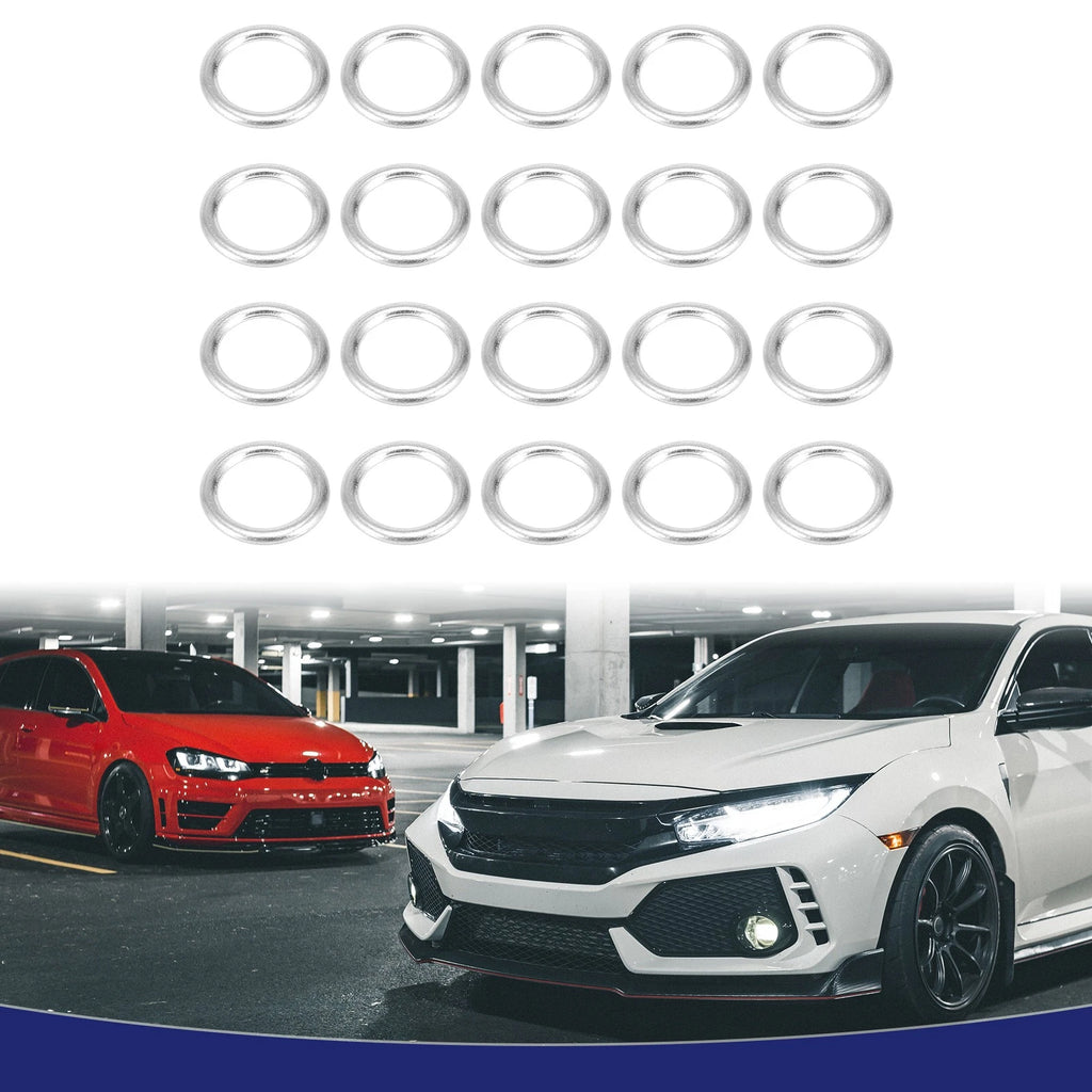 Set of 50 M14 Oil Drain Plug Gaskets for Volkswagen Audi N0138157