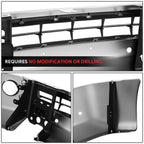 Chrome Front Bumper Face Bar w/ Foglight Holes for Nissan NV3500 (2012–2021)