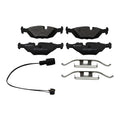 Set of 4 Bosch QuietCast Rear Semi-Metallic Brake Pads for BMW E23 E24 E25 E30