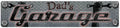 Dads Garage Tin Metal Street Sign for Man Cave Wall Decor