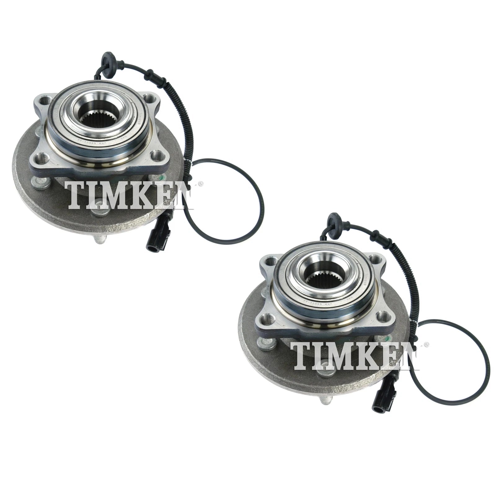 Set of 2 Rear Timken Wheel Bearing and Hub Assemblies for Ford Lincoln RWD