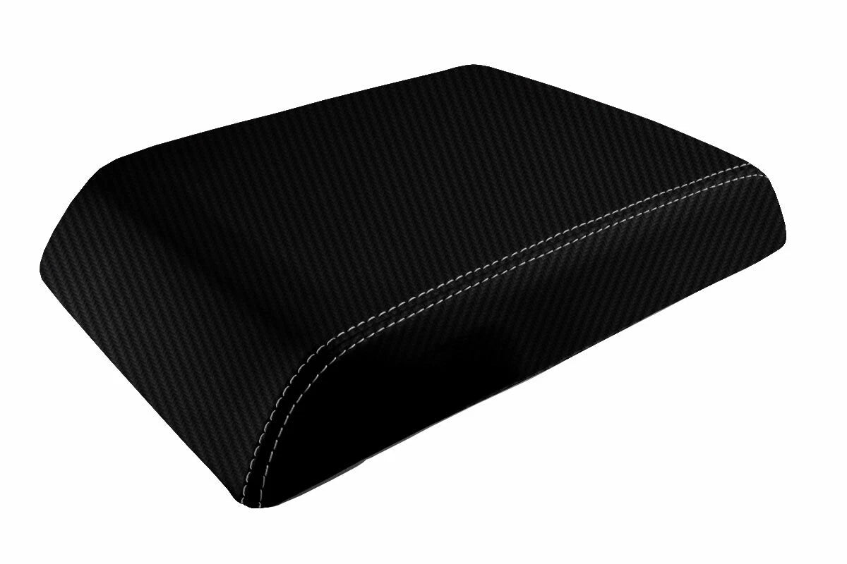 Carbon Fiber Console Lid Armrest Cover for Hummer H2 (2005–2007)