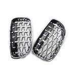 Chrome Black Diamond Front Kidney Grill for BMW 1 Series (E81 E82 E87 E88)